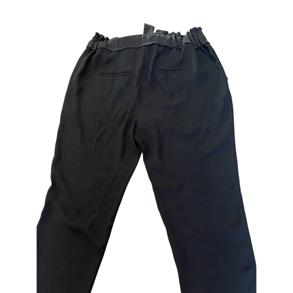 Dynamite Black Tie Waist Dress Pants Cropped Career Office Size Large - Picture 5 of 11